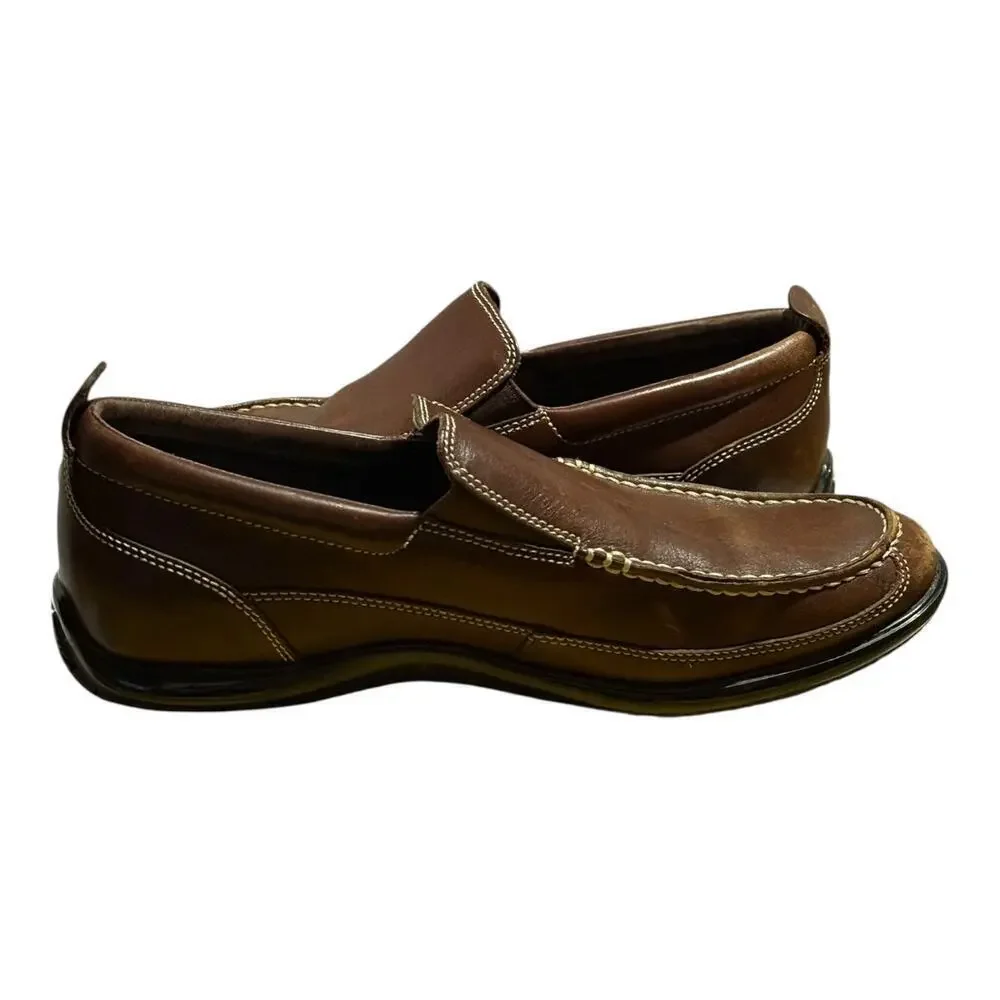 Cole Haan Brown Leather Slip On Loafers Men's Size 9 Casual Dress Shoes
